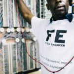 PABX & Telephone Systems Technician installing PABX telephone system and network cabling for business communication in Cebu