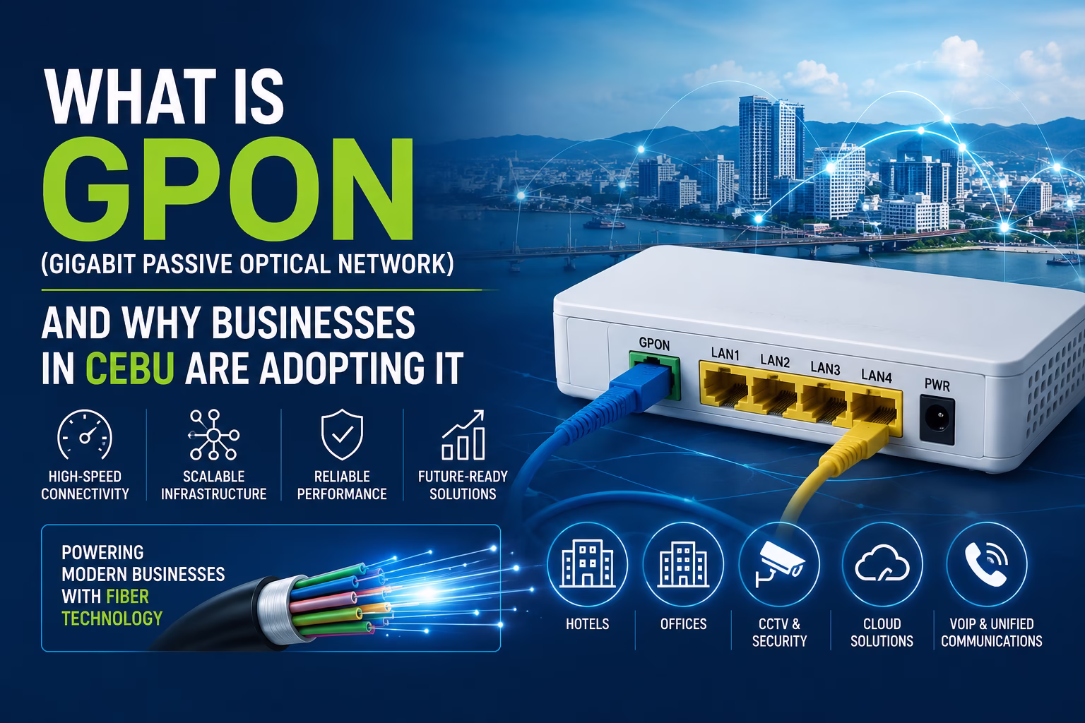 What Is GPON and Why Businesses in Cebu Are Adopting It