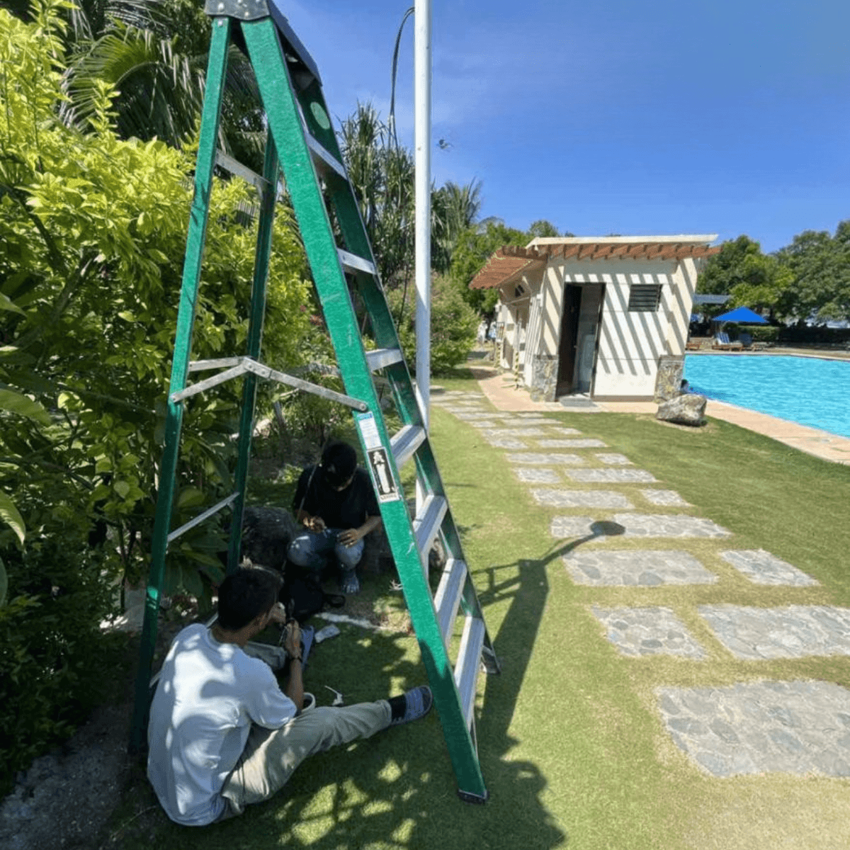 13 employee installing something